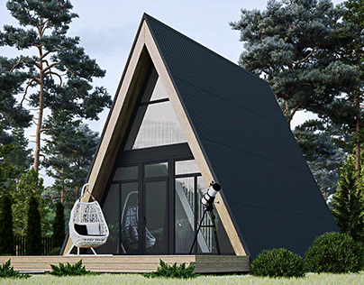 Project thumbnail - Дом А-фрейм / A-frame house