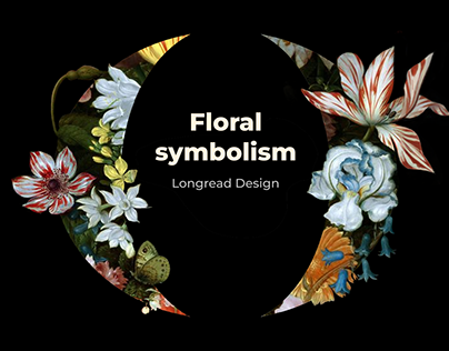 Floral symbolism / Longread Design / Ui