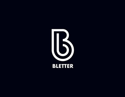 B Letter Circle Icon Vector Logo - For Sale