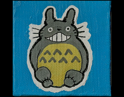 Totoro Mini Canvas