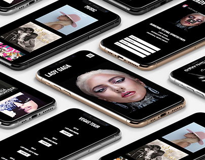Hand Coded Web Design | Lady Gaga