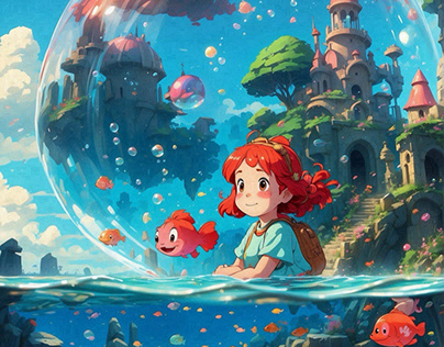 Untitled Studio Ghibli Inspired Story Board