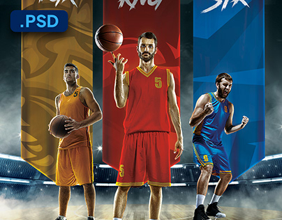 Basketball Flyer Template PSD
