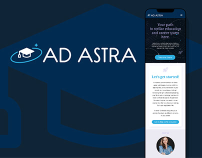 Ad Astra Website and Logo Design