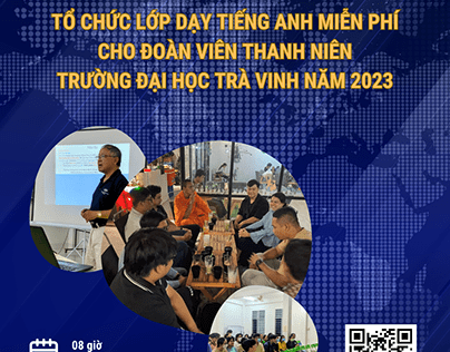 Event flyer at Tra Vinh University