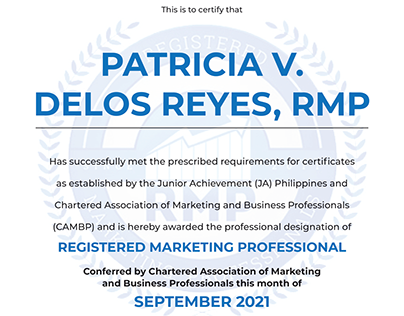 RMP Certification