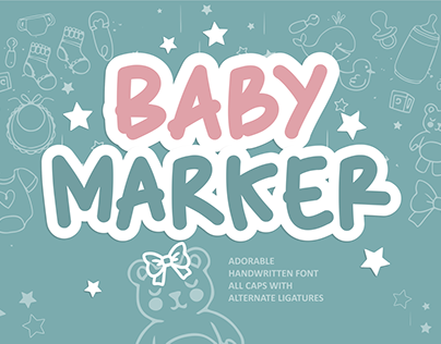 Baby Marker font