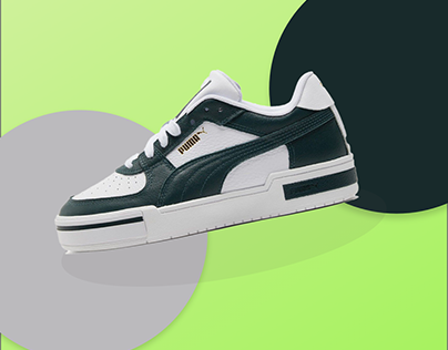 Web design for Puma sneakers