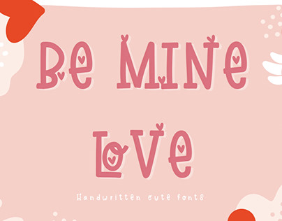 Be mine love Font