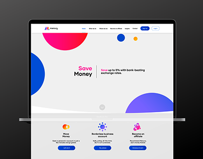 Mercury: Global Online Banking Website Design