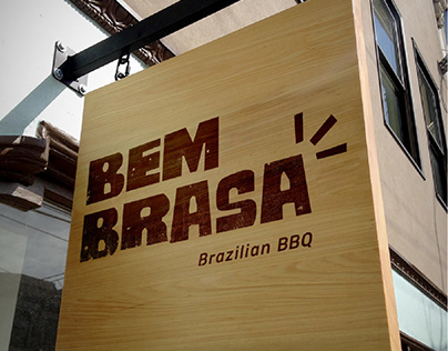 Bem Brasa Brazilian BBQ - Naming and Visual Identity