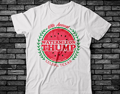 Watermelon Thump T-Shirt Design