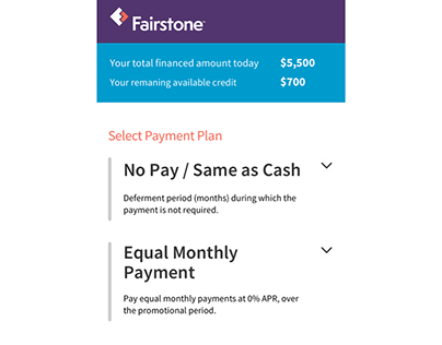 User Flow : Select Payment Plan