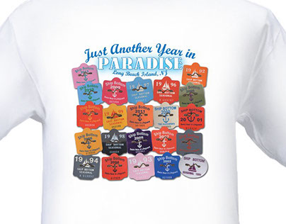 Just Another Year in PARADISE T-Shirt Design