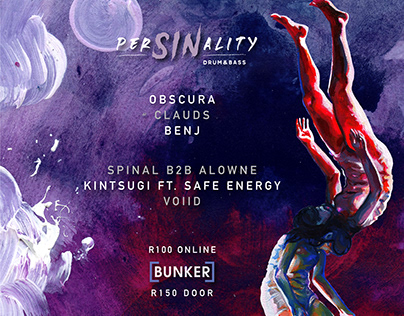PerSINality: Drum&Bass Event Poster Package