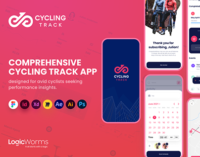 Cycling Tracking App | UI/UX Design