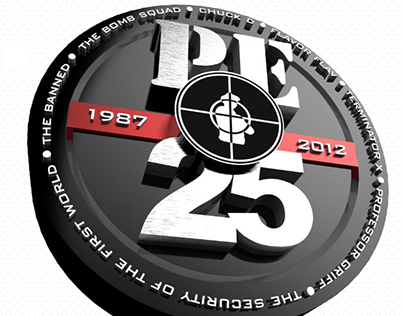 Public Enemy 25th Anniversary Emblem