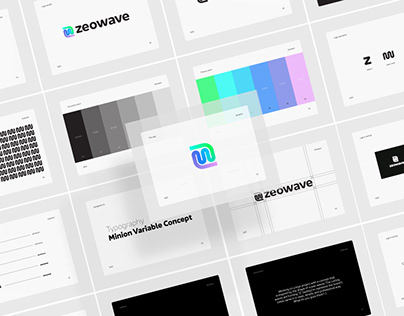 Visual identity guidelines for zeowave.