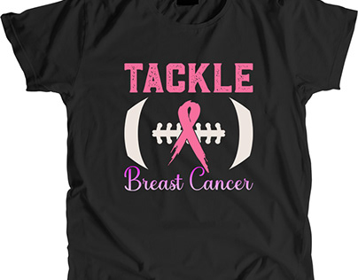 Tackle Breast Cancer T-shirt Design