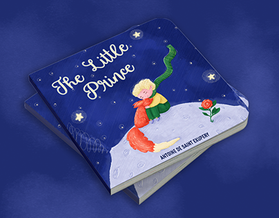"The Little Prince" book cover design