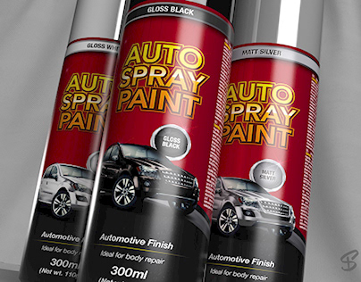 Car Spray Paint Packaging Design