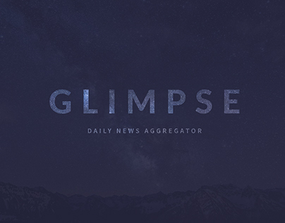 GLIMPSE - Daily news aggregator