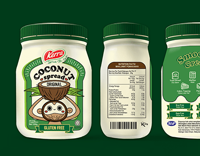 Kerra Coconut Spread Label