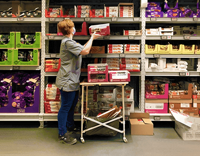 Shelf stocking tool for Colruyt supermarkets (2021)