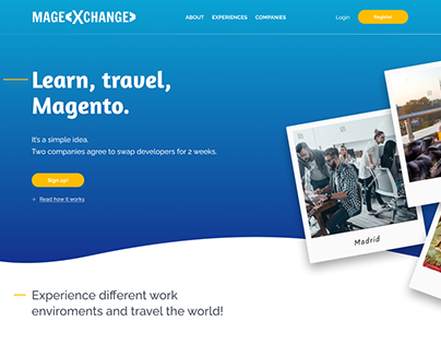Landing Page for an Initiative