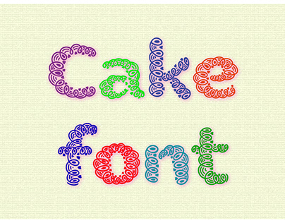 Cake font