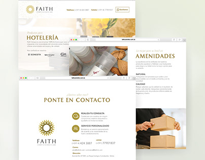 Website for Faith Healthcare