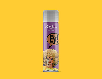 Hairspray Packaging Design