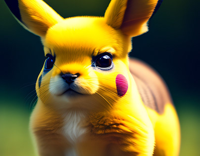 Electrifying Realism: A Lifelike Portrayal of Pikachu