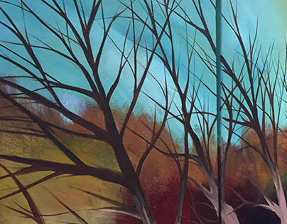 Landscape paintings by Sarah Adam