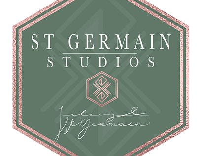St Germain studios branding package