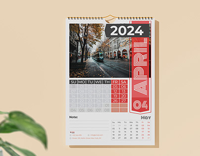 Wall Calendar Design | 2024