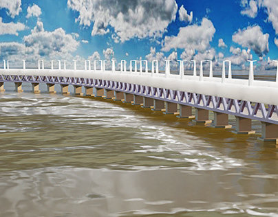 Padma Bridge 3D Modeling