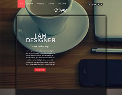 One Page Responsive Template
