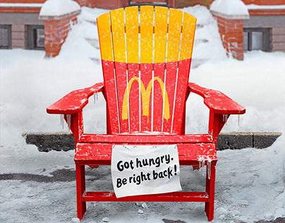 McDonald's • Chicago Dibs Chair • Retouching•CGI