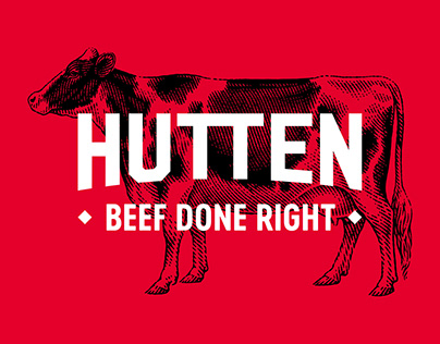 Hutten Beef Brand Identity