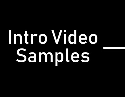 Intro Video Samples