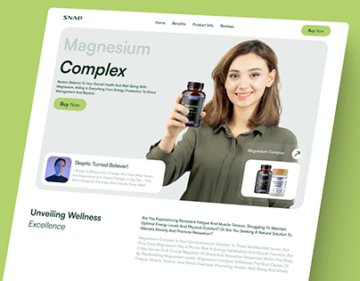 Snap Supplements Landing Page
