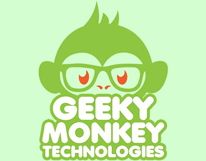 Geeky Monkey Logo Design