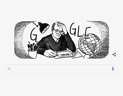 Google Doodle | Quino's 90th Birthday