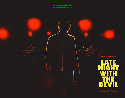Alternative movie poster for Late Night with the Devil