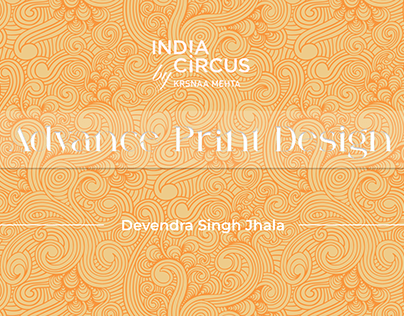 India Circus Print Design Project