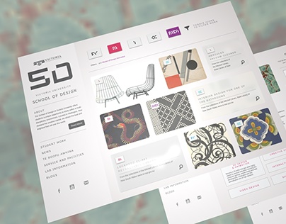 VUW School of Design - Website Design