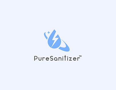 PureSanitizer Logo Design
