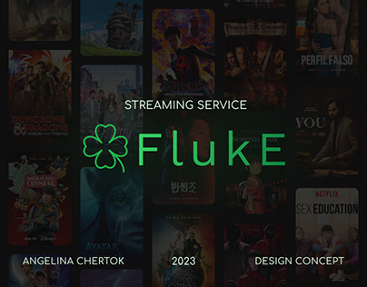 FlukE Streaming Service UX/UI Design