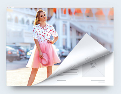 NIAMIA tulle skirt - Web redesign concept